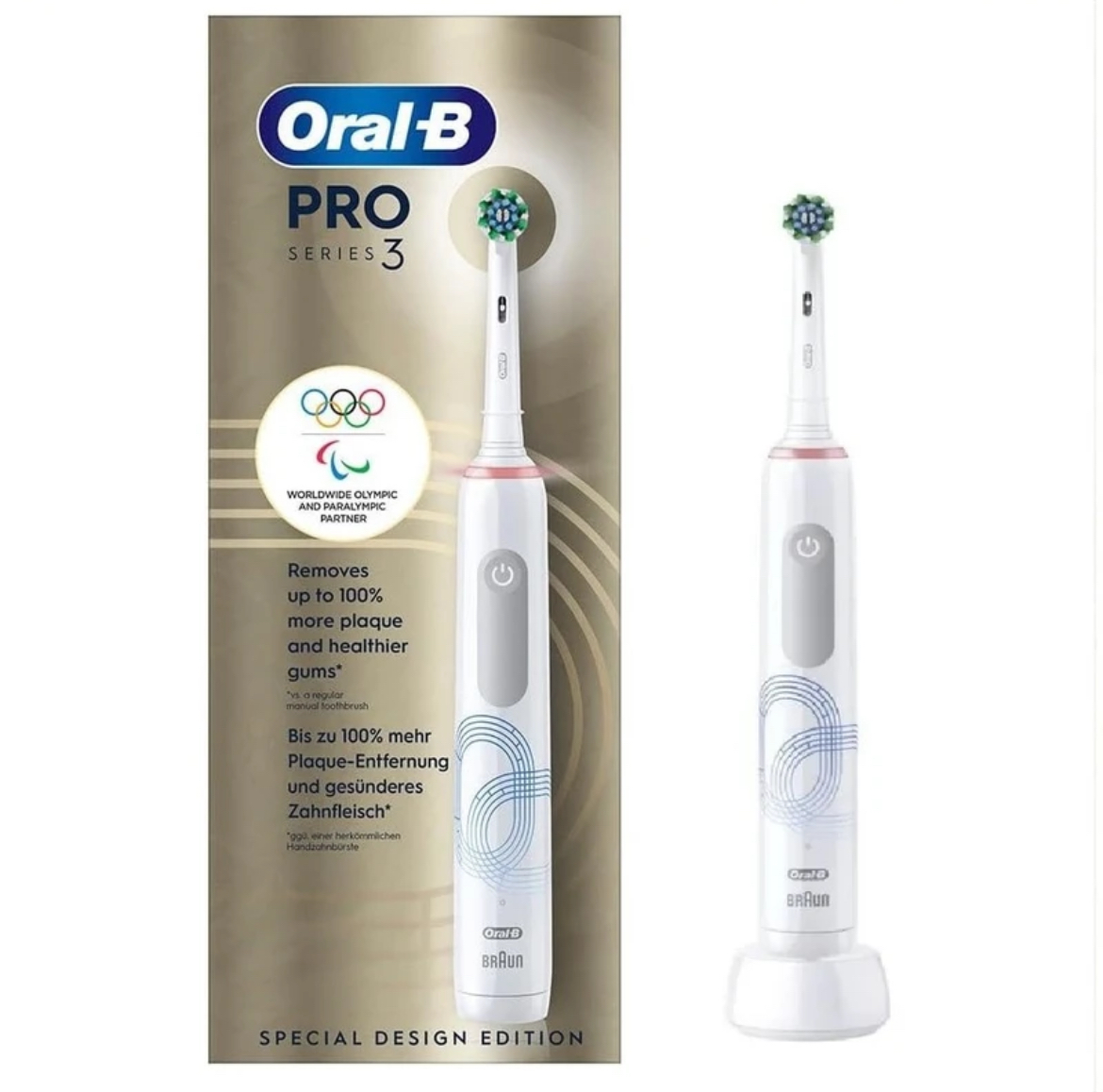 مسواک برقی اورال-بی مدل Pro3 Special Design Edition طرح المپیک