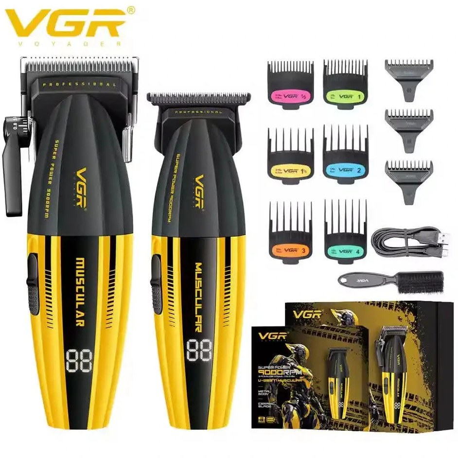 ست ماشین اصلاح وی جی آر مدل VGR-285 با تیغه سرامیک