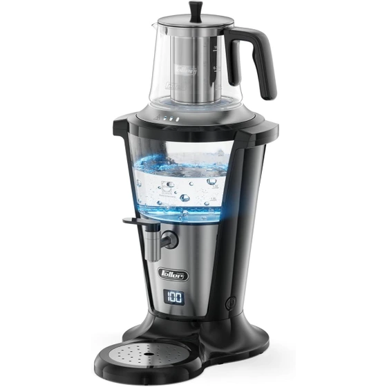 چای ساز فلر مدل TS390 ظرفیت کتری ۳ لیتر و قوری ۱ لیتر
